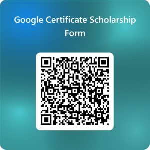 QRCode for Google Certificate Scholarship Form