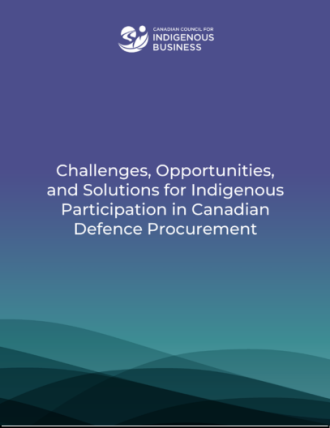 Indigneous Participation in Defence Procurement Cover